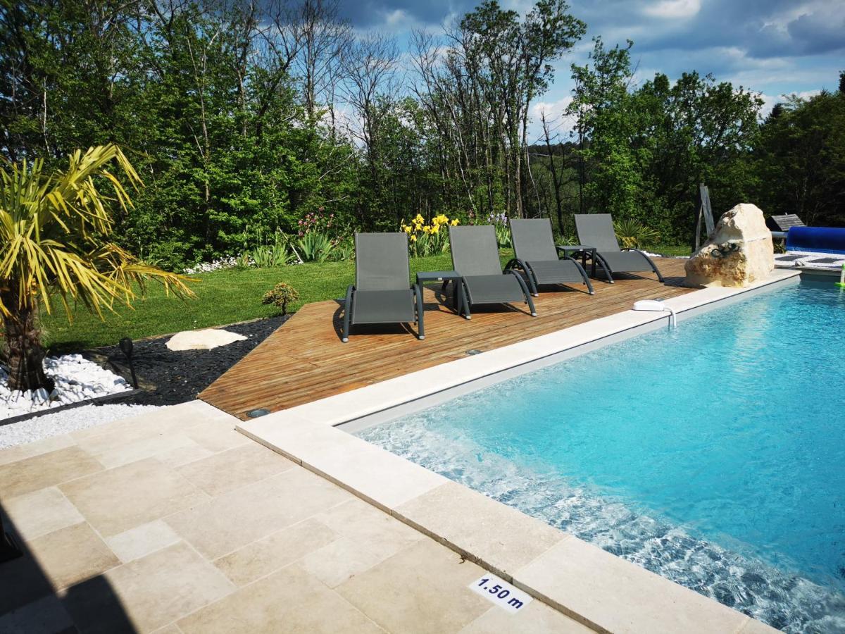 "Notre Bastide" Maison Et Table D'Hotes Traditionnelle Et Vegetarienne, Piscine, Jacuzzi, Clim, , A 5 Mn De Sarlat Marcillac-Saint-Quentin المظهر الخارجي الصورة